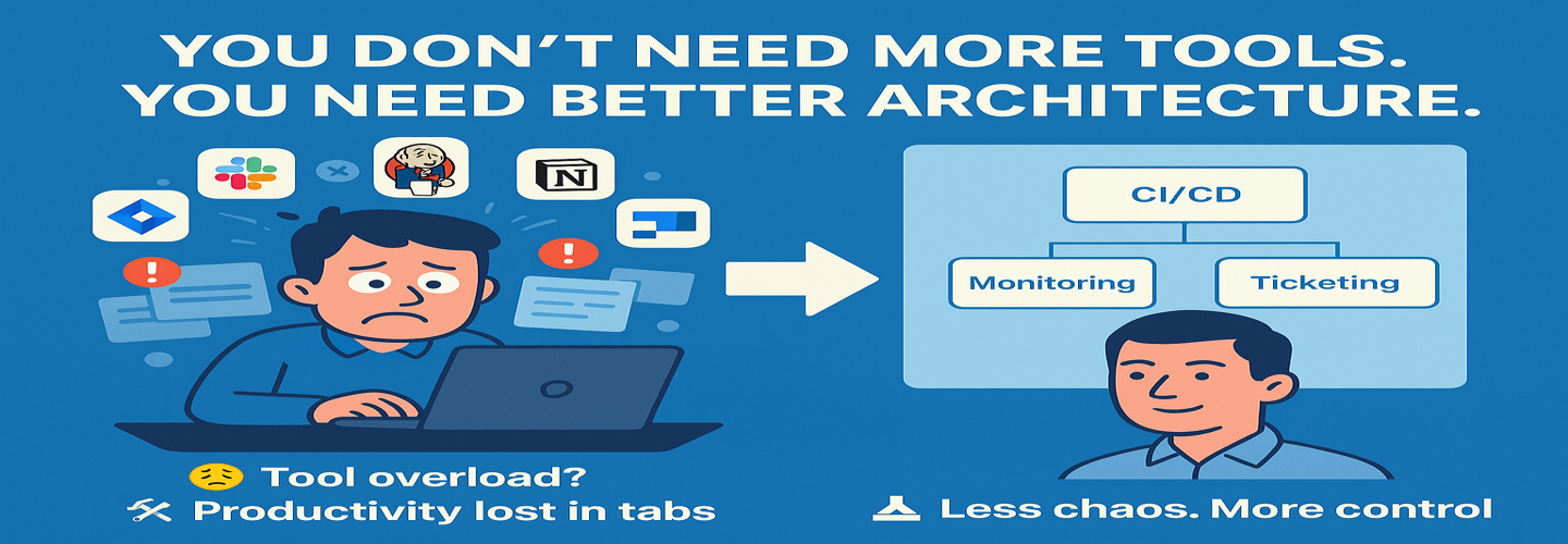 You Don’t Need More Tools. You Need Better Architecture.